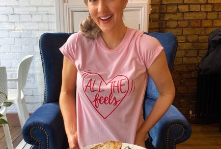 View The link between breast cancer & whole grains Megan Rossi sat with a plate in front of her. The plate had toast, poached eggs, roasted tomato and smoked salmon
