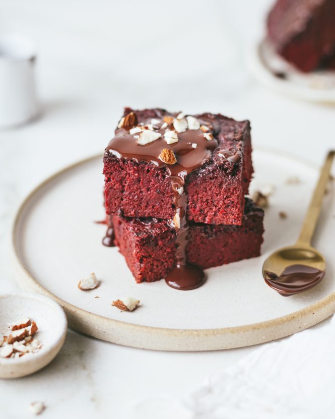 Prebiotic beet velvet brownies | The Gut Health Doctor