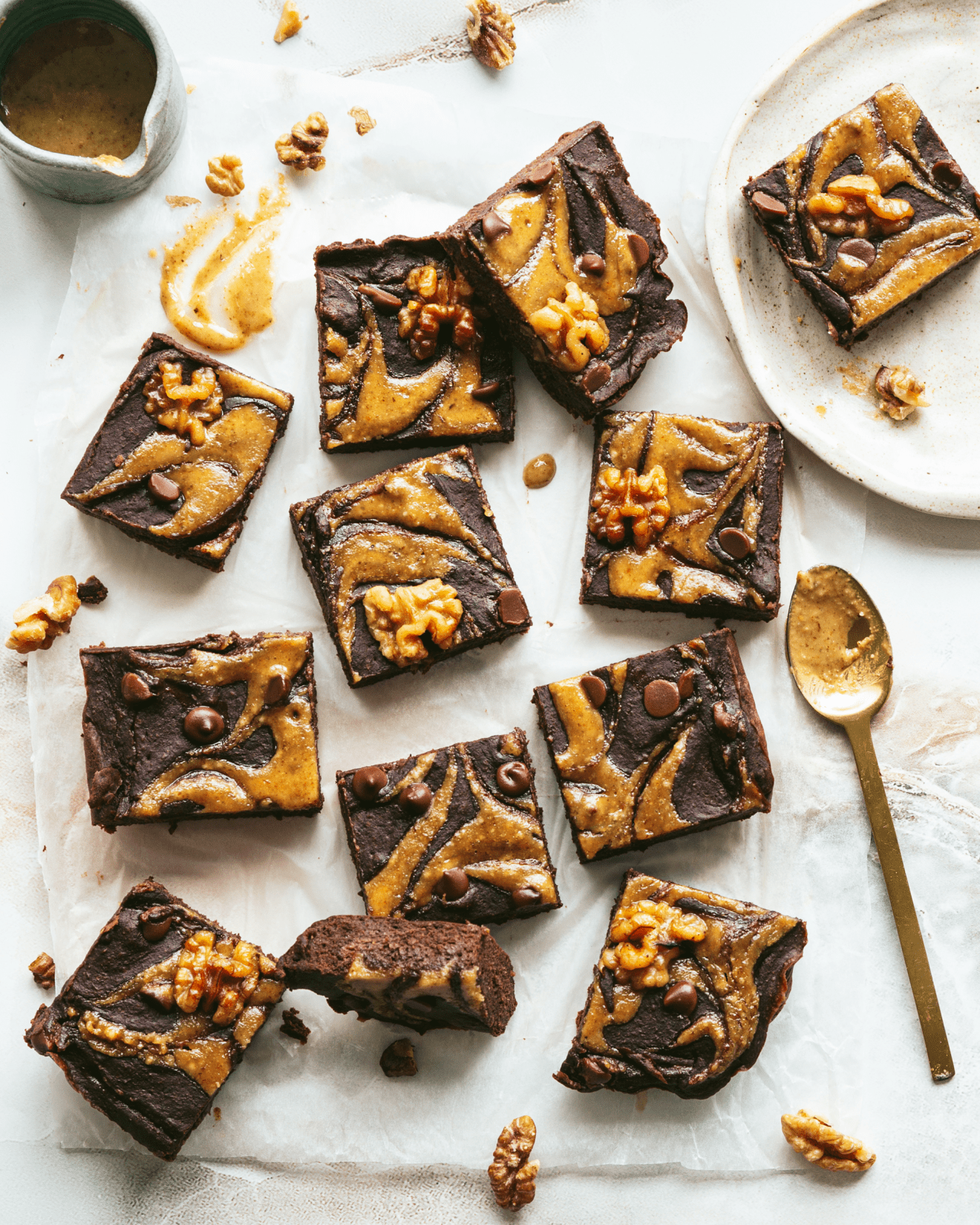 Fudgy black bean & walnut brownies | The Gut Health Doctor