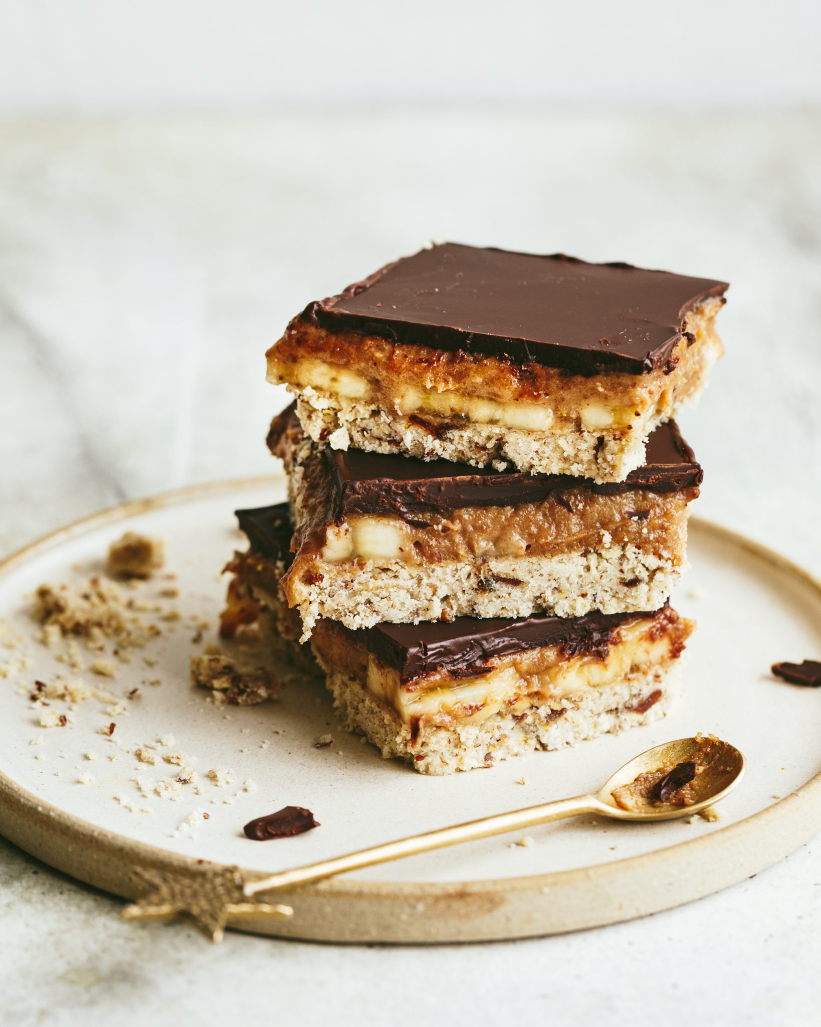 Banoffee millionaires shortbread - The Gut Health Doctor