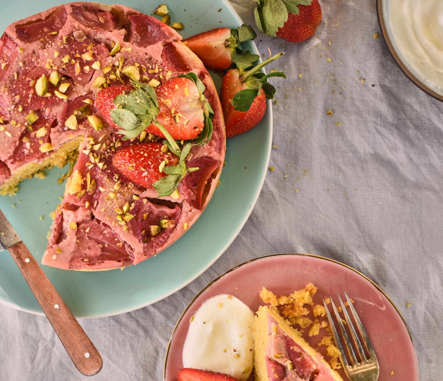 Strawberry upside down cake | The Gut Health Doctor