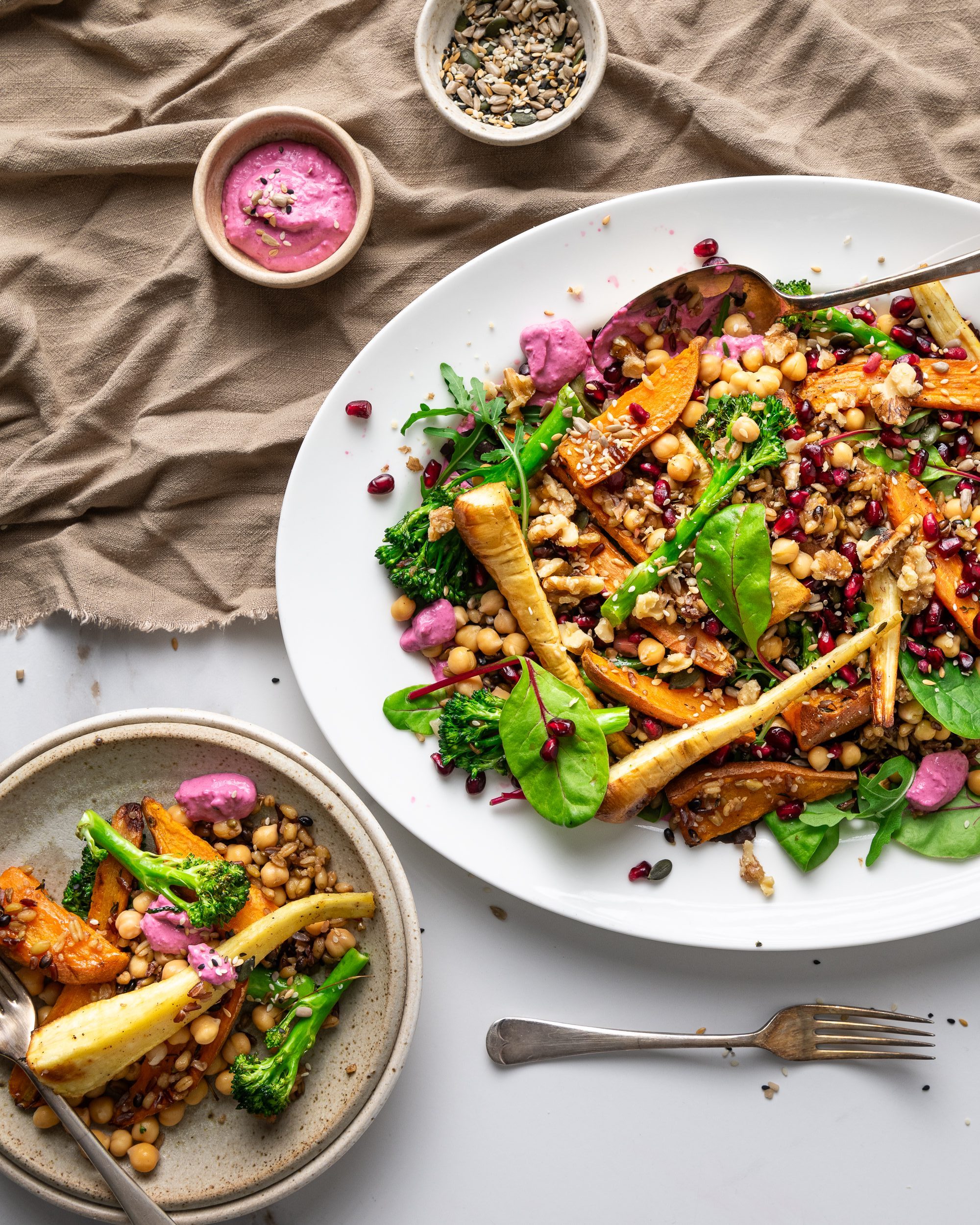 Fibre-loaded sweet potato & chickpea salad | The Gut Health Doctor